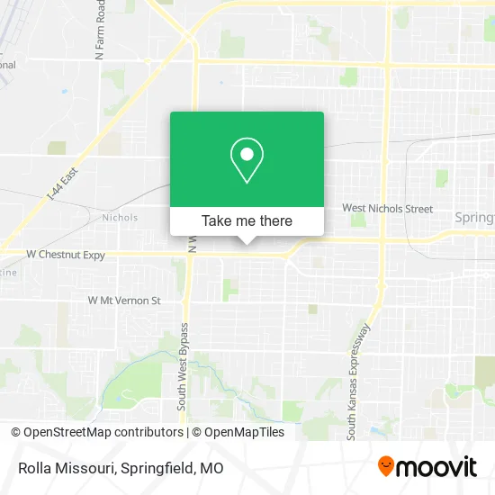 Rolla Missouri map