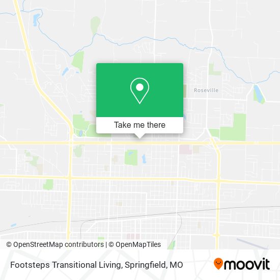 Footsteps Transitional Living map
