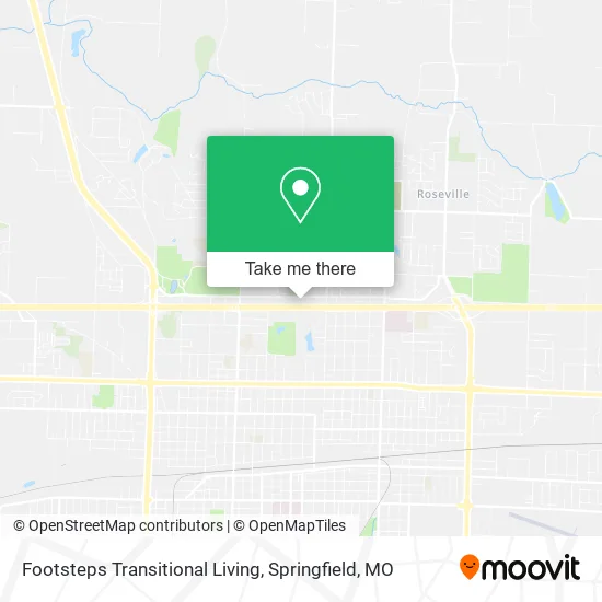 Footsteps Transitional Living map
