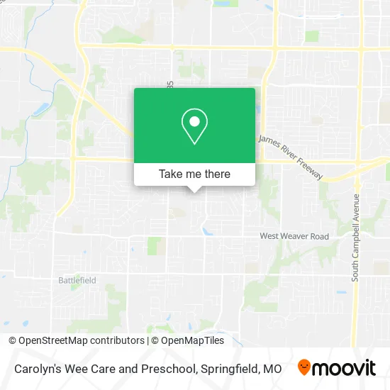 Carolyn's Wee Care and Preschool map