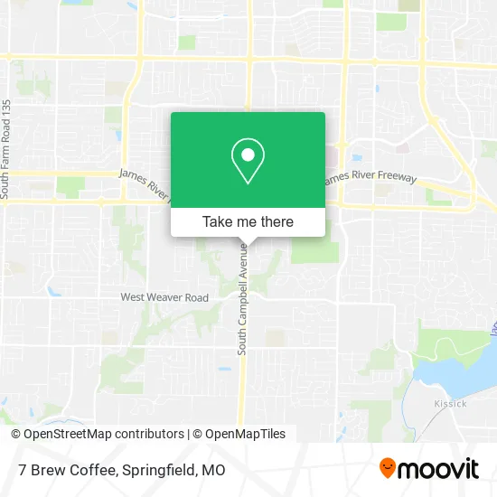 7 Brew Coffee map