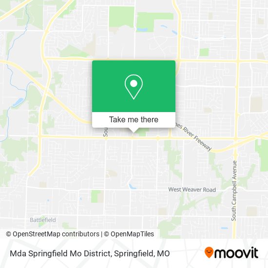 Mda Springfield Mo District map