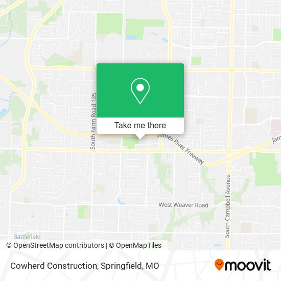 Cowherd Construction map