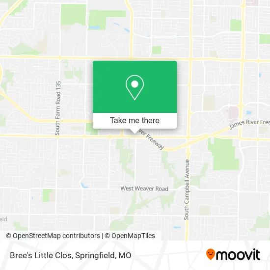 Bree's Little Clos map