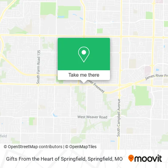 Gifts From the Heart of Springfield map