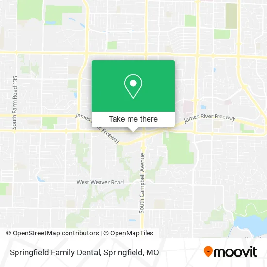 Springfield Family Dental map