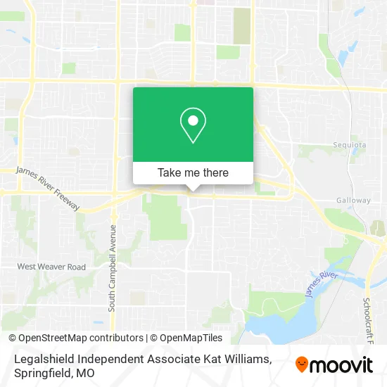 Legalshield Independent Associate Kat Williams map