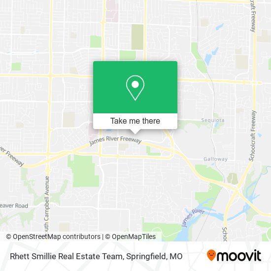 Rhett Smillie Real Estate Team map