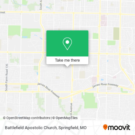 Battlefield Apostolic Church map