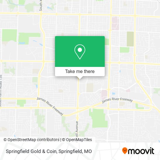 Springfield Gold & Coin map