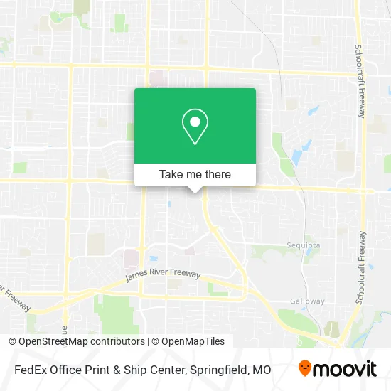 FedEx Office Print & Ship Center map
