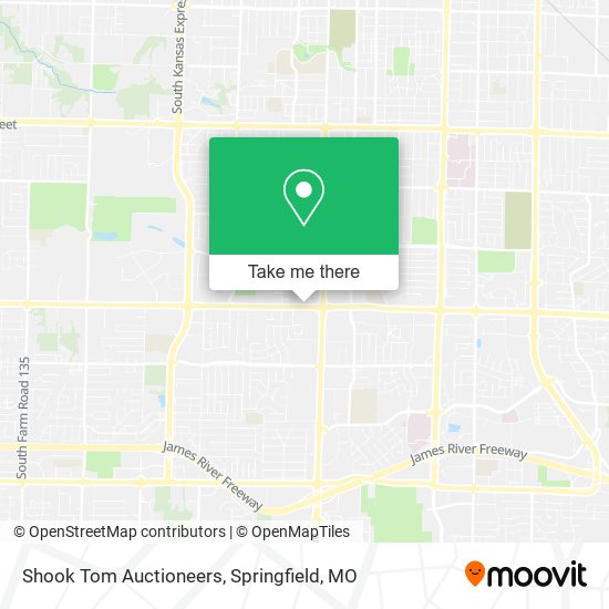 Shook Tom Auctioneers map