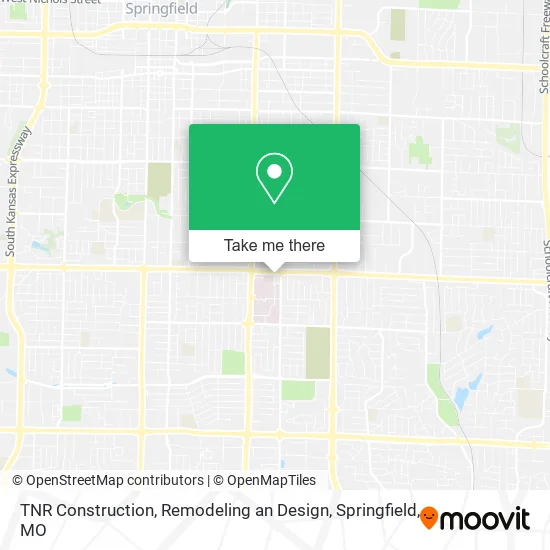 TNR Construction, Remodeling an Design map