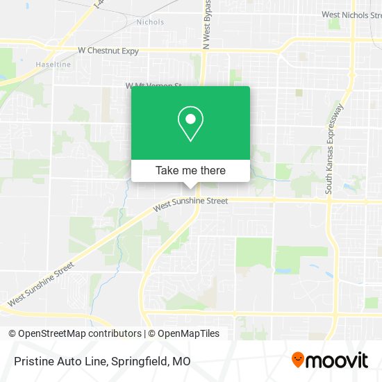 Pristine Auto Line map