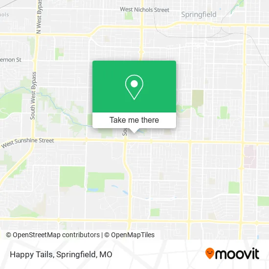 Happy Tails map