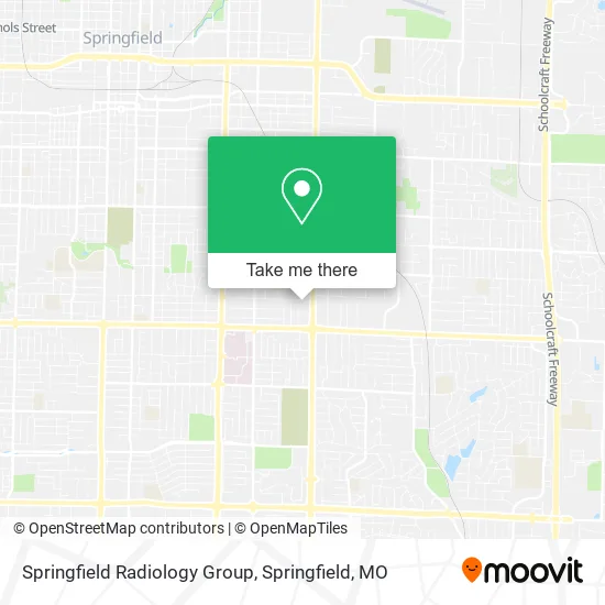 Springfield Radiology Group map