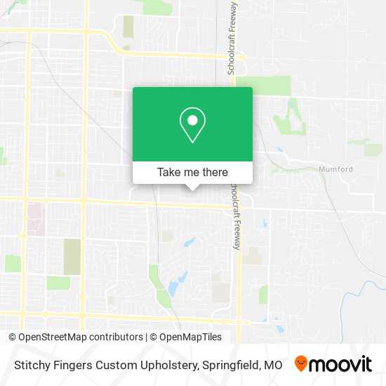 Stitchy Fingers Custom Upholstery map