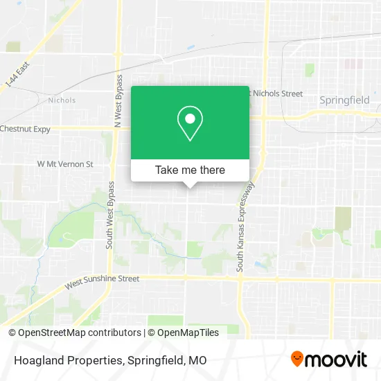 Hoagland Properties map