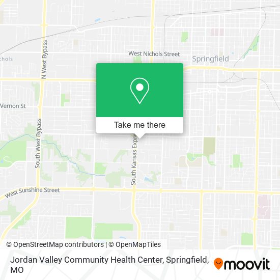 Jordan Valley Community Health Center map
