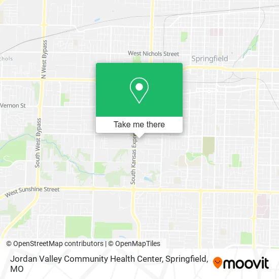 Mapa de Jordan Valley Community Health Center