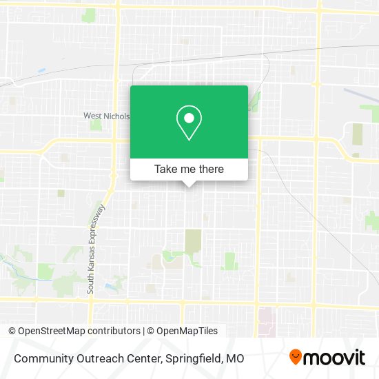 Mapa de Community Outreach Center