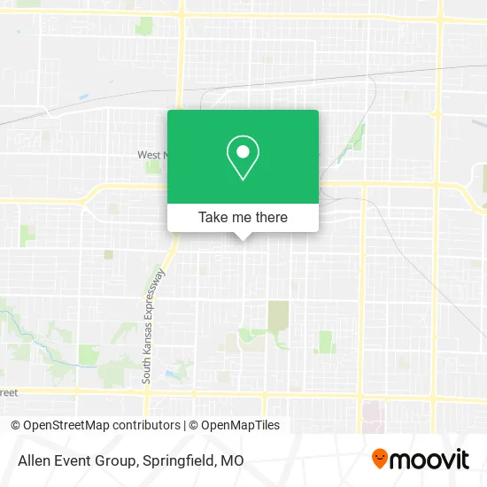 Allen Event Group map