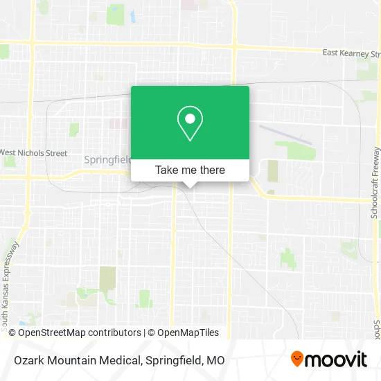 Ozark Mountain Medical map