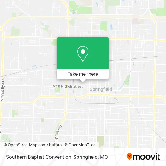Mapa de Southern Baptist Convention