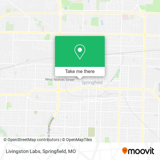 Livingston Labs map