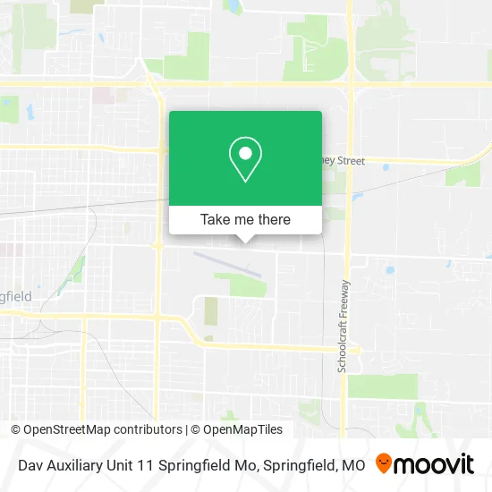 Mapa de Dav Auxiliary Unit 11 Springfield Mo