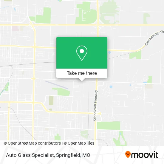 Mapa de Auto Glass Specialist