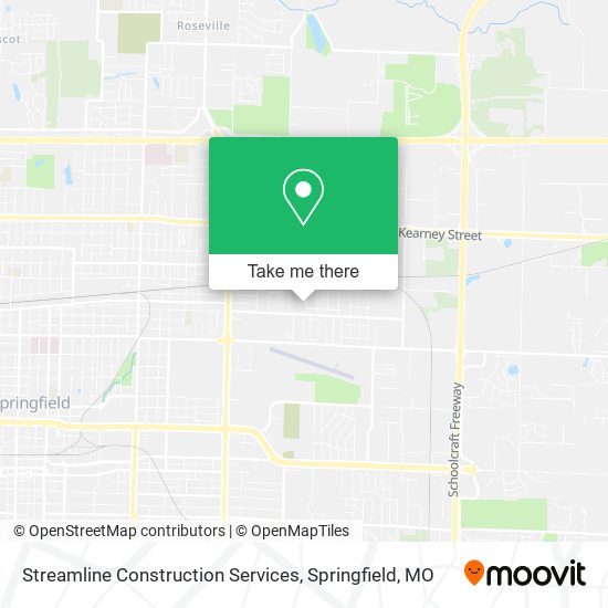 Streamline Construction Services map