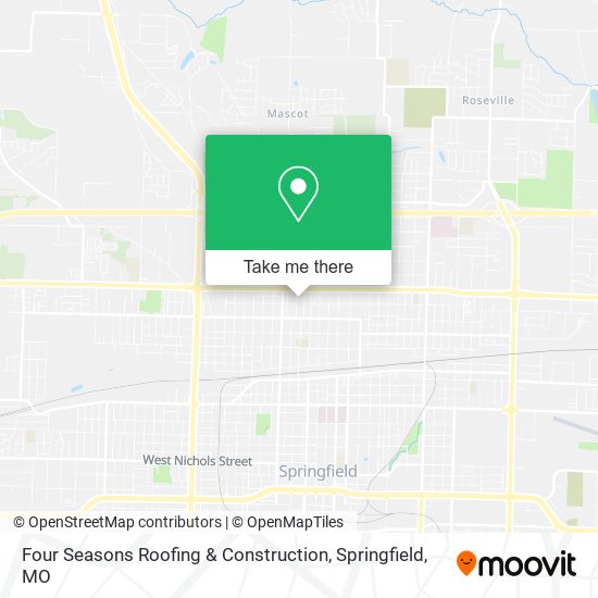 Four Seasons Roofing & Construction map