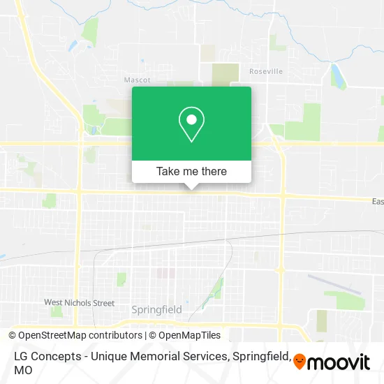 LG Concepts - Unique Memorial Services map