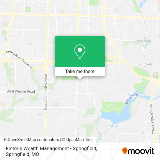 Finteris Wealth Management - Springfield map