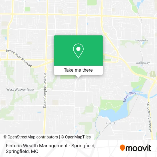 Mapa de Finteris Wealth Management - Springfield