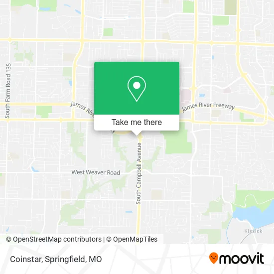 Coinstar map