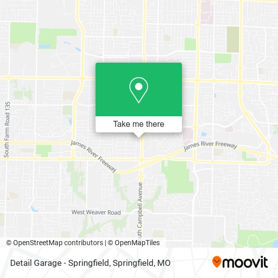 Detail Garage - Springfield map