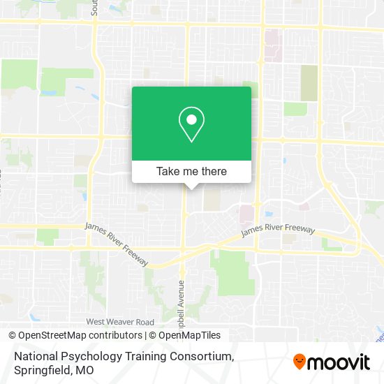 Mapa de National Psychology Training Consortium