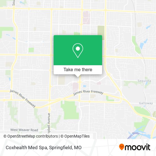 Coxhealth Med Spa map