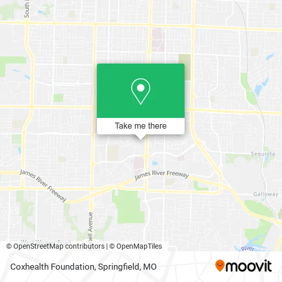 Mapa de Coxhealth Foundation