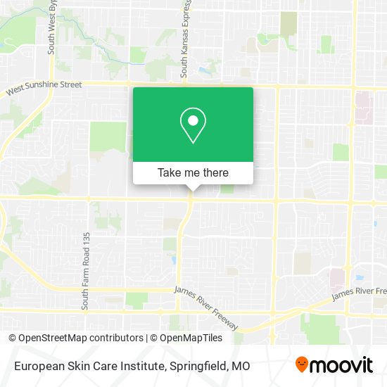 European Skin Care Institute map