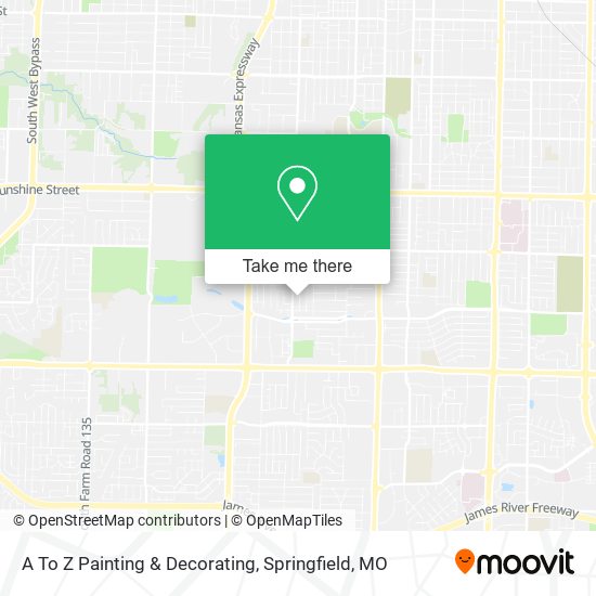 A To Z Painting & Decorating map