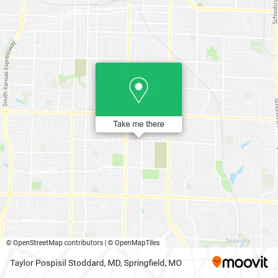 Taylor Pospisil Stoddard, MD map