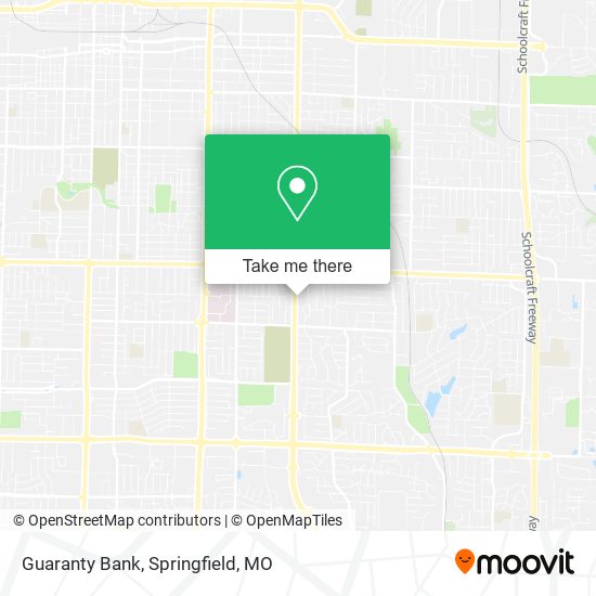 Guaranty Bank map