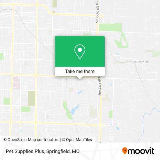 Pet Supplies Plus map