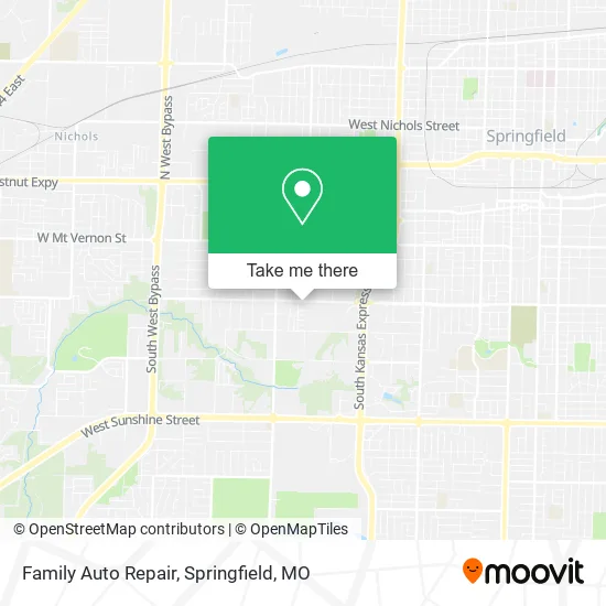 Family Auto Repair map