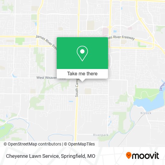 Cheyenne Lawn Service map