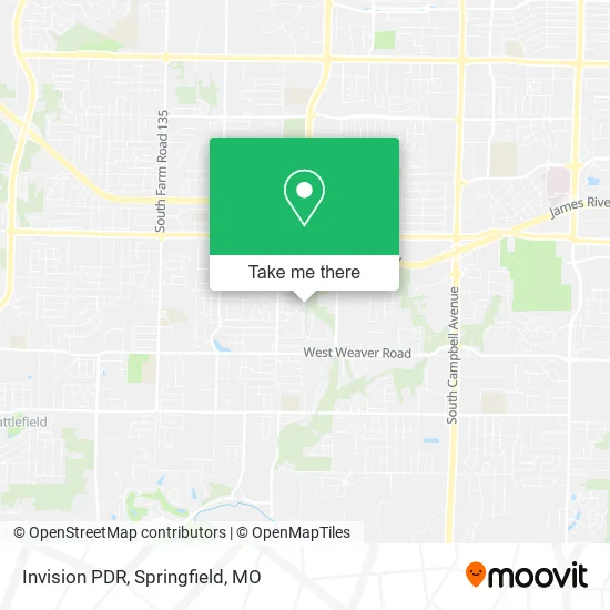 Invision PDR map