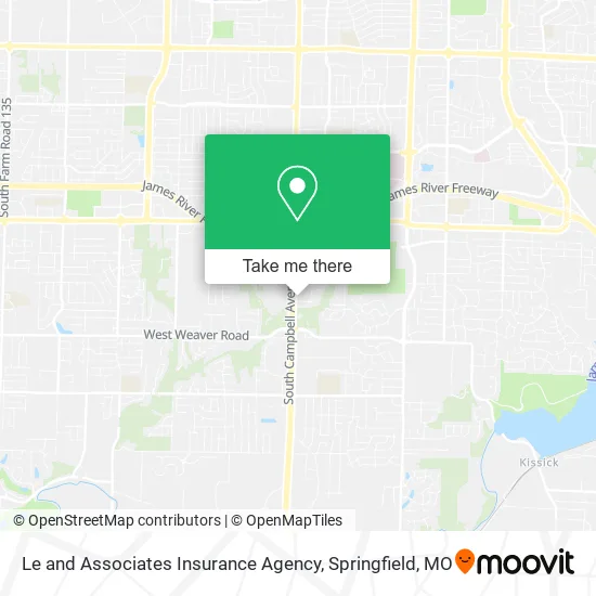 Mapa de Le and Associates Insurance Agency